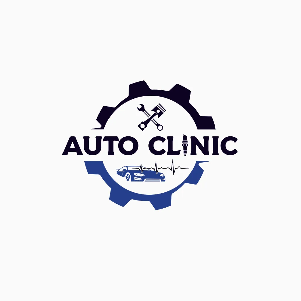 Design logo pentru service auto Auto Clinic realizat de FloBold.