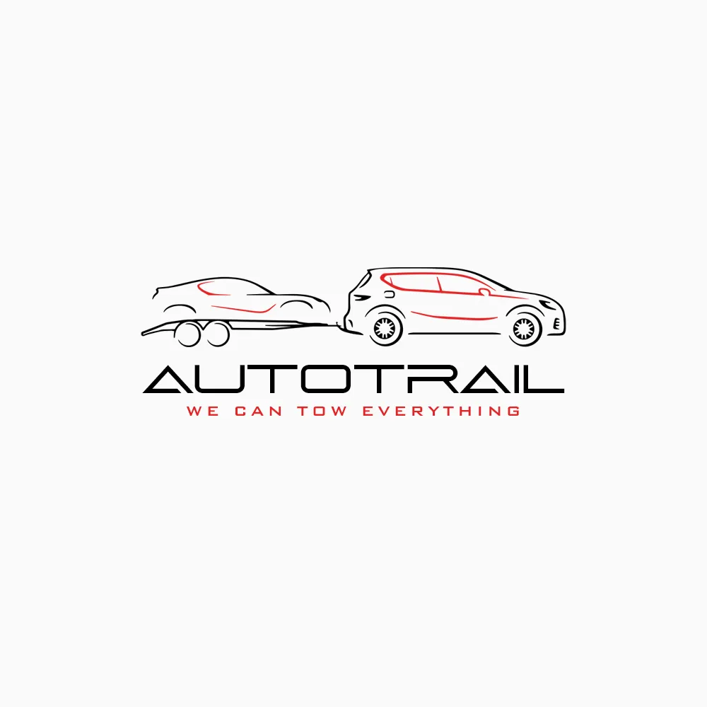 Creare logo cu schiță de mașină Autotrail realizat de FloBold.