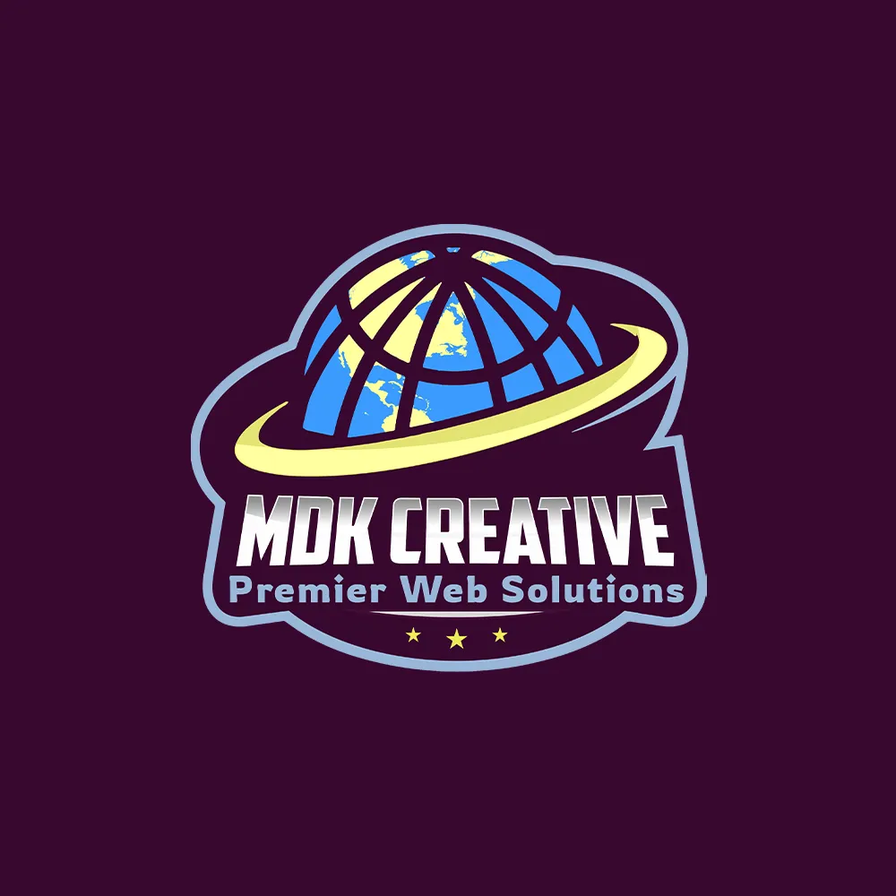 Logo MDK Creative Premier Web Solutions agenție web design și IT.