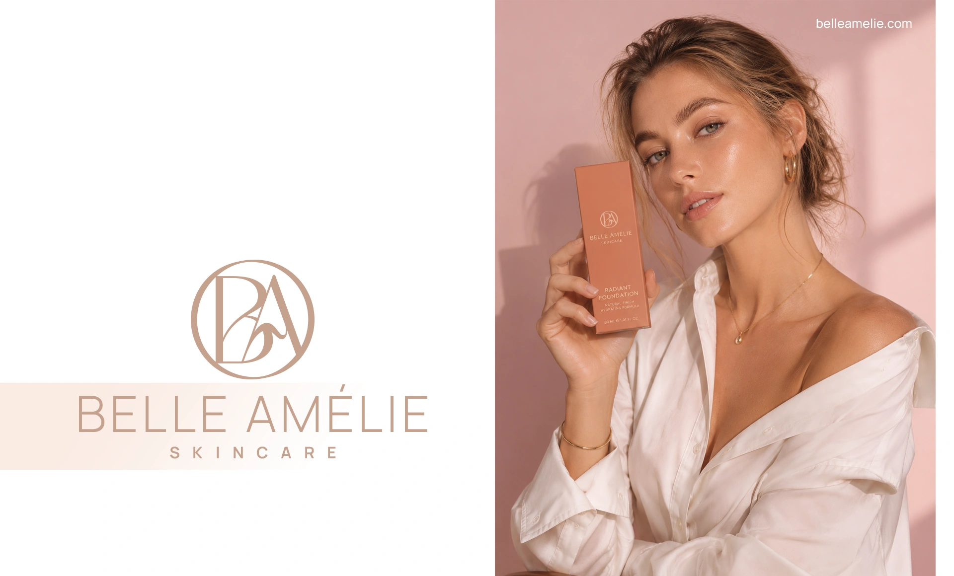 BELLE AMÉLIE SKINCARE – Brand Identity I Packaging