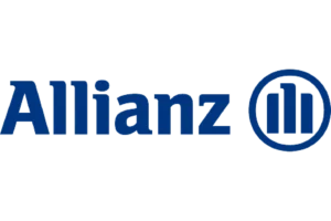 : Logo-ul oficial Allianz albastru utilizat în secțiunea de parteneri sau clienți de pe site-ul flobold.