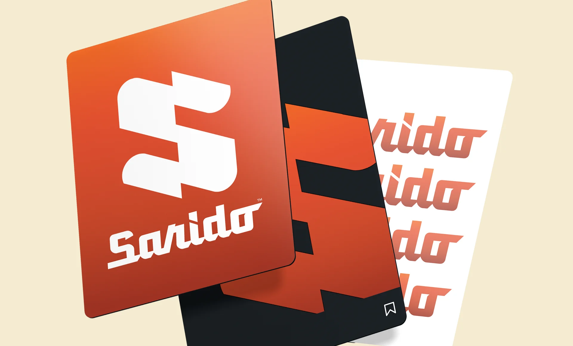 Creare logo auto moto si pachet branding companie Sarido realizat de FloBold