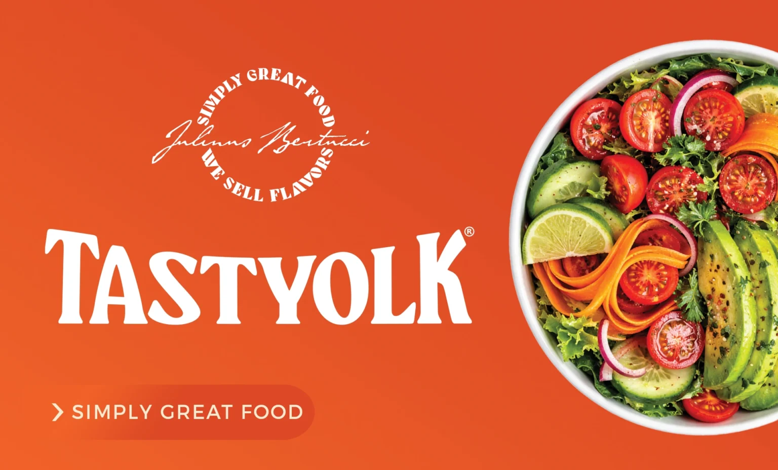 Creare logo restaurant si design identitate vizuala HoReCa Tastyolk realizat de FloBold