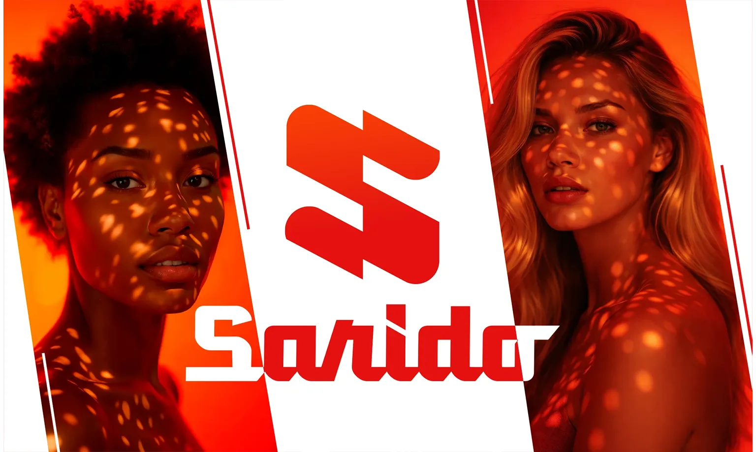 Concept de grafica digitala si branding vizual pentru platforma Sarido realizat de FloBold. Tech brand identity.