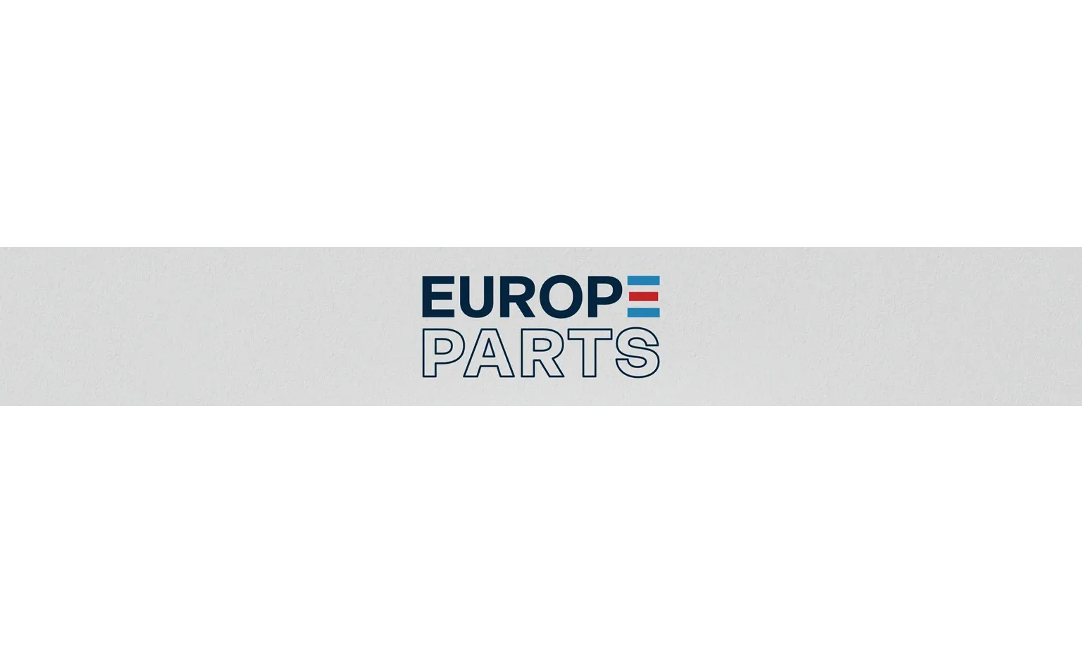 Detaliu cu logo-ul corporate Europe Parts realizat de agentia de branding FloBold. Industrial brand identity.