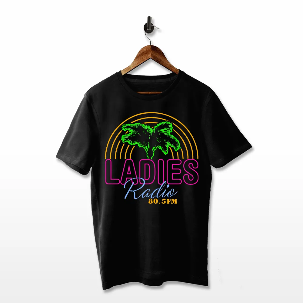 FloBold Studio - Retro neon synthwave style t-shirt design