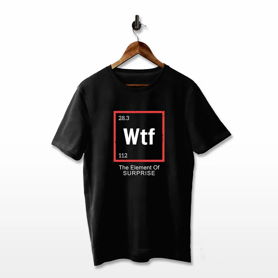 FloBold Studio - Periodic table element of surprise funny t-shirt design